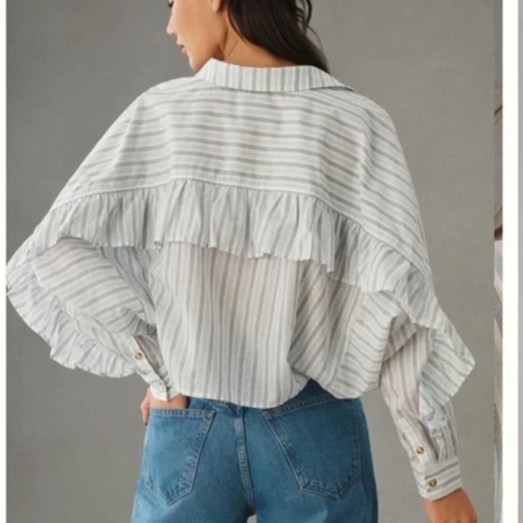 NWT Anthropologie Pilcro Batwing Blouse Sz XL - Picture 3 of 10